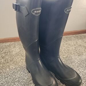 Black Tall Boots - Insulated